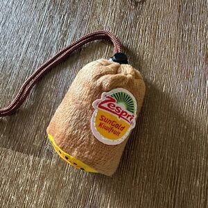 Brand new reusable shopping bag grocery tote golden kiwi